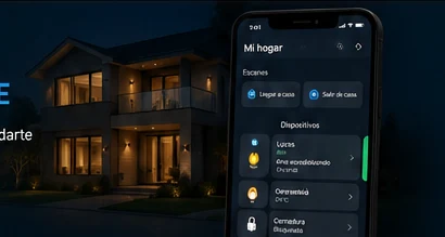 Control de una casa inteligente desde una aplicación móvil